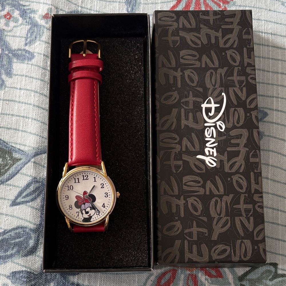 Disney Gold and Red Character Watch